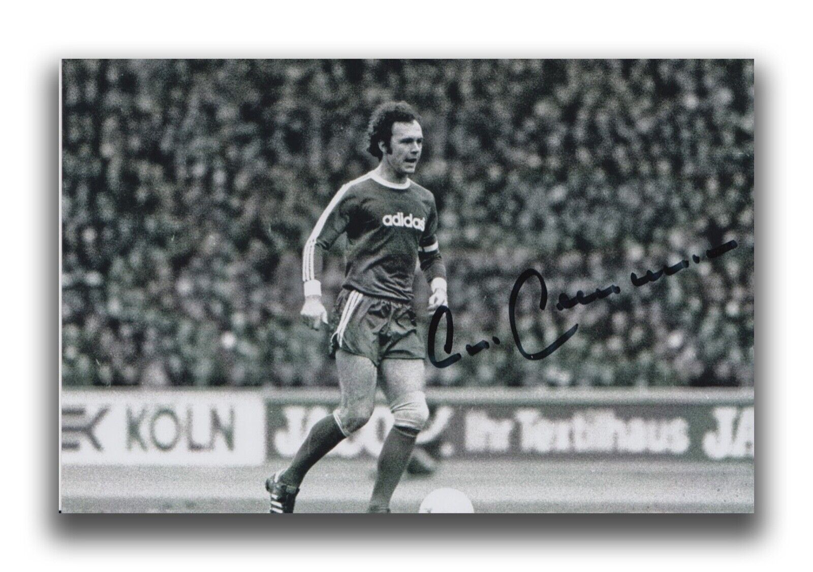 FRANZ BECKENBAUER HAND SIGNED 6X4 Photo Poster painting - FOOTBALL AUTOGRAPH - WEST GERMANY 6.