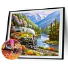 Diamond Painting-Full Round Drill Scenery