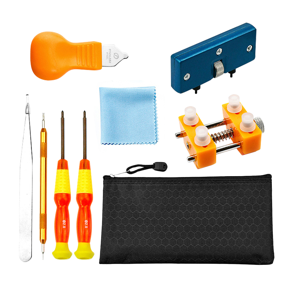 

9x Back Case Open Pry Screwdriver Removal Watchmaker Watch Repair Tool Kit, 501 Original
