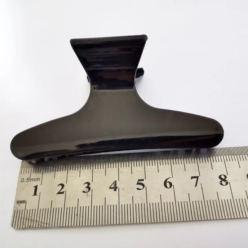 Spot Factory Direct Sales Hair Salon Special Beauty Hairpin 8cm Black Butterfly Hairpin Hairstyle Positioning Styling Clip