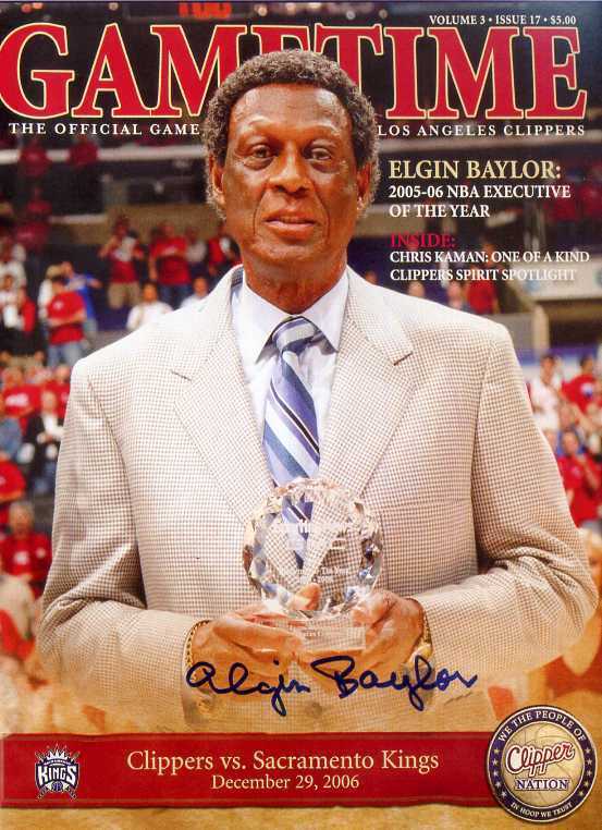 ELGIN BAYLOR Signed Photo Poster paintinggraph - Basketball Player LA LAKERS - preprint