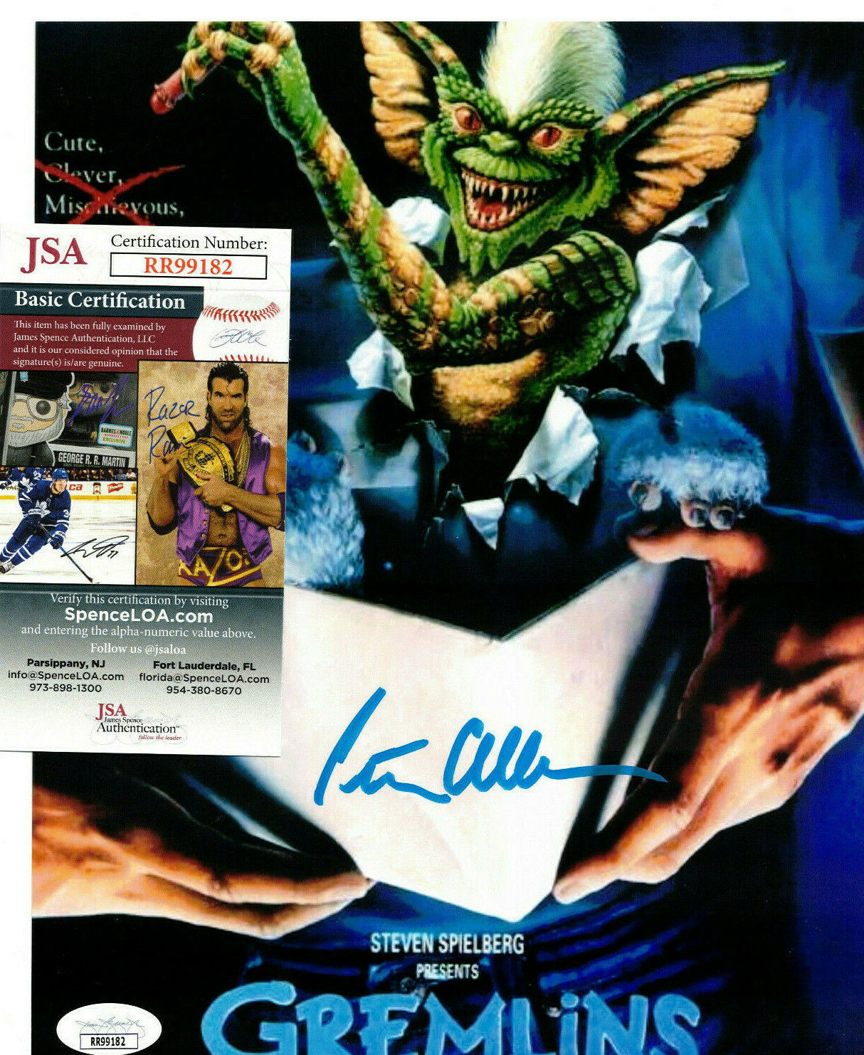 Peter Cullen Signed 8x10 Photo Poster painting Autographed, Gremlins, Sound Effects, JSA COA