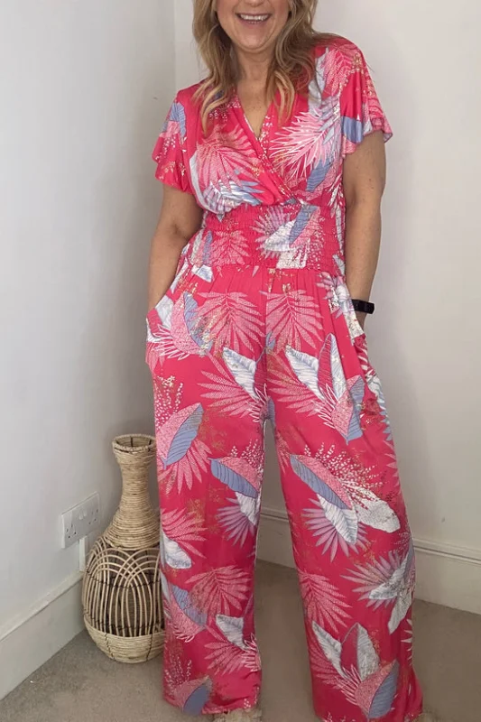 Palm Tree Jumpsuit