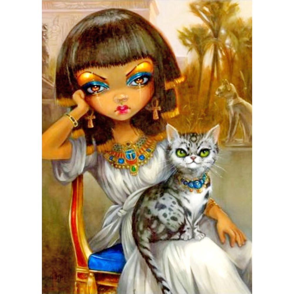 

Big Eyes Doll - Round Drill Diamond Painting - 30*40CM, 501 Original