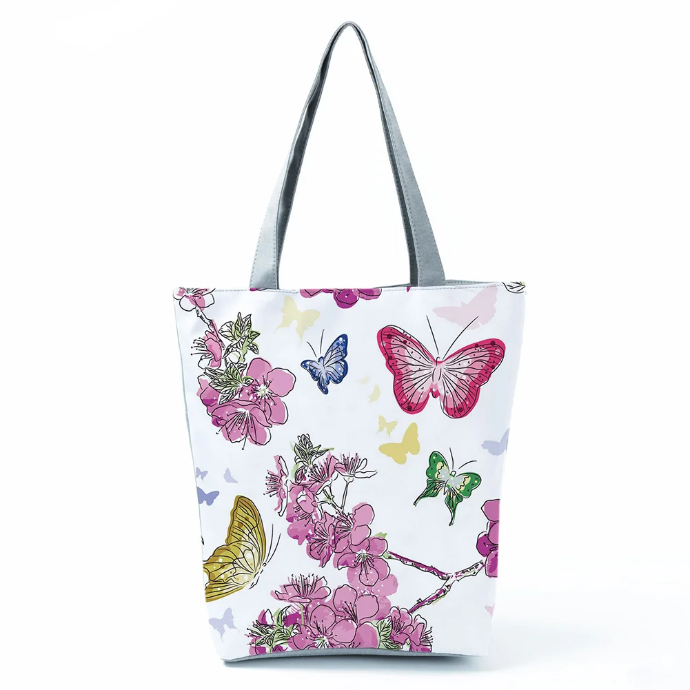 Zipped Tote Bag - Butterfly