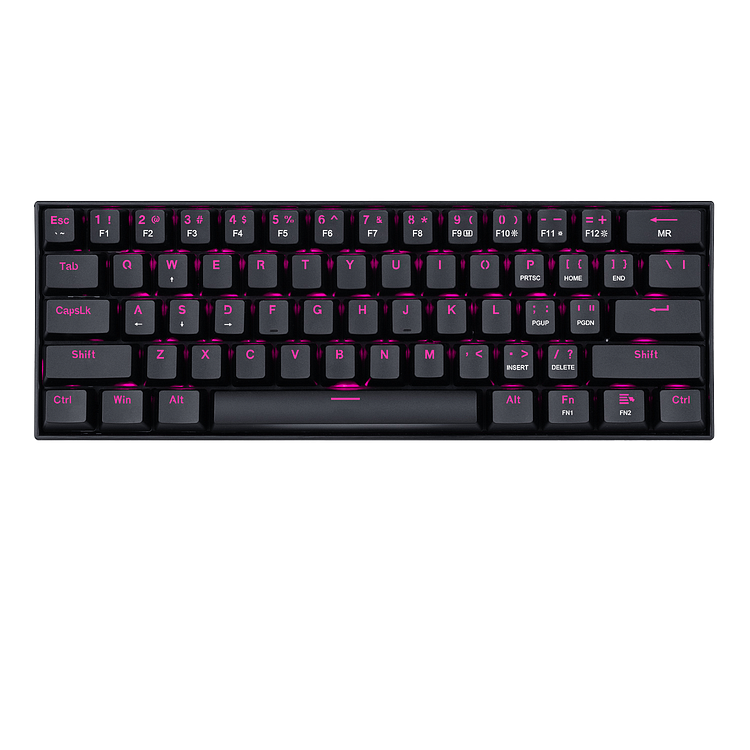 Redragon K630 Gaming Mechanical keyboard, Pink LED Backlit
