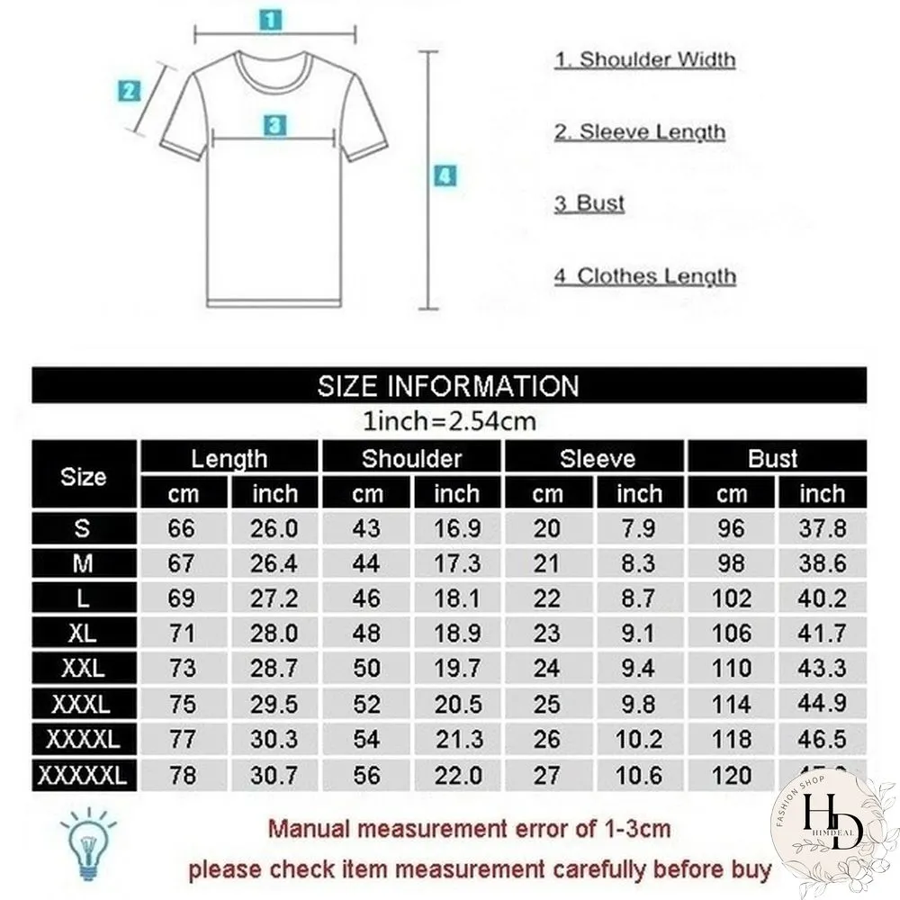 Frankenstein Short-Sleeved Shirt Mens Casual Fashion Horror Movie Harajuku Streetwear Top