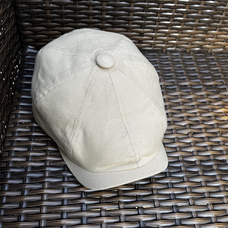 Mature Men Vintage Leisure Wool British Octagonal Hat
