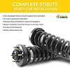 COMPLETESTRUTS - Front Quick Complete Strut Assemblies with Coil Springs and Rear Shock Absorbers Replacement for 2007-2013 Chevrolet Silverado 1500 - Set of 4