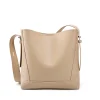Plain Color Large Capacity Women's Shoulder Bag
