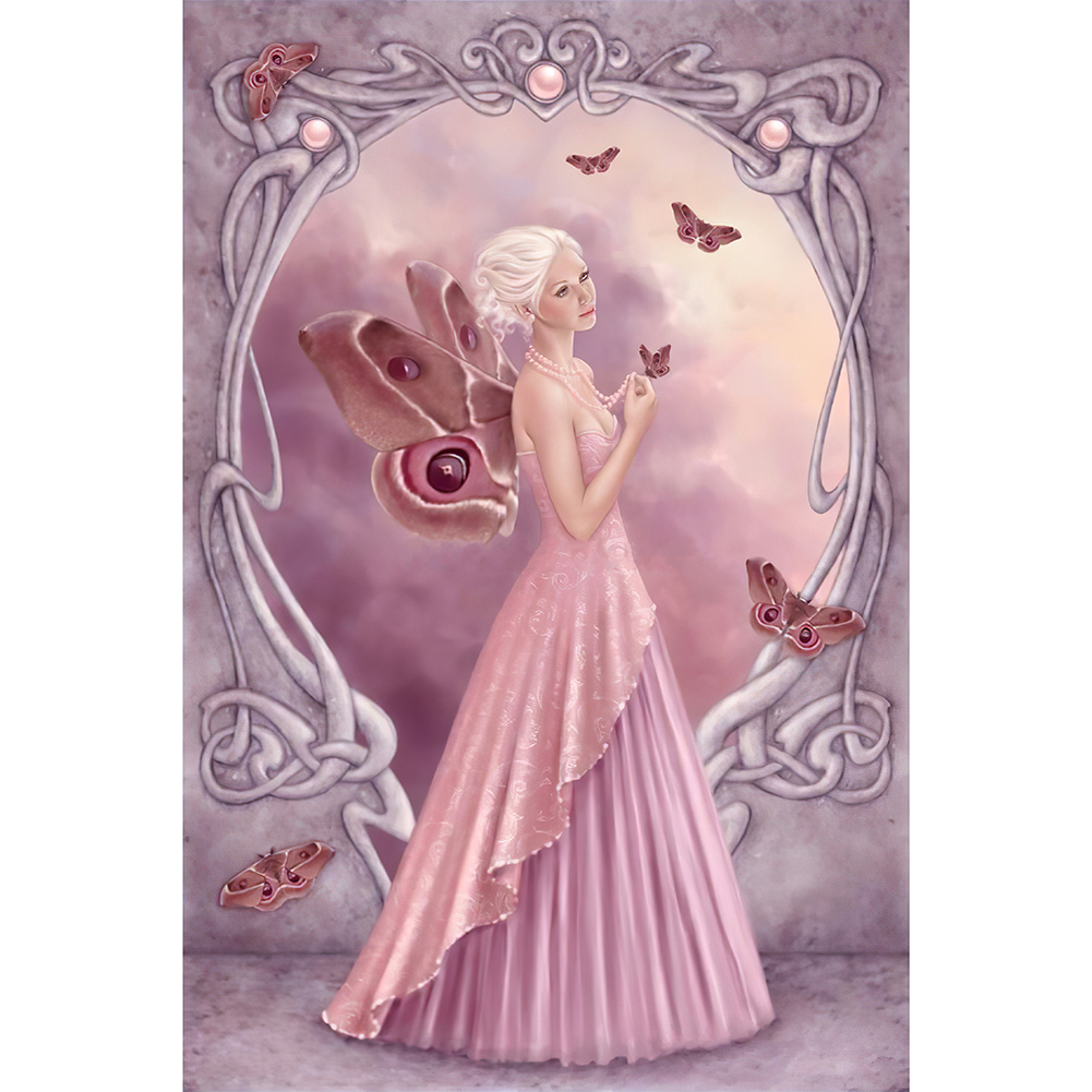 

Butterfly Angel - Round Drill Diamond Painting - 30*45CM, 501 Original