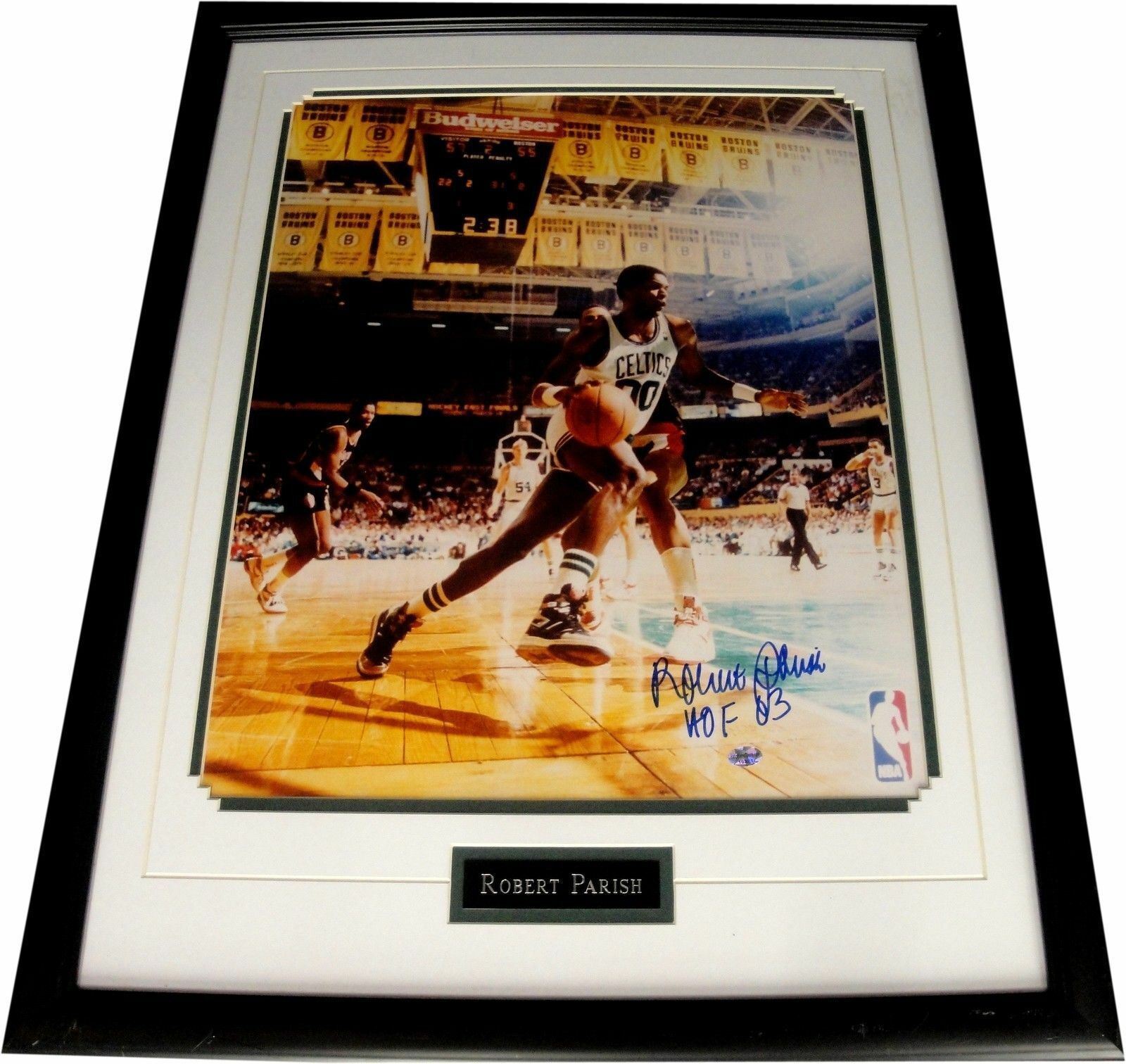 Robert Parish Hand Signed Autographed 16X20 Photo Poster painting Custom Framed HOF 83