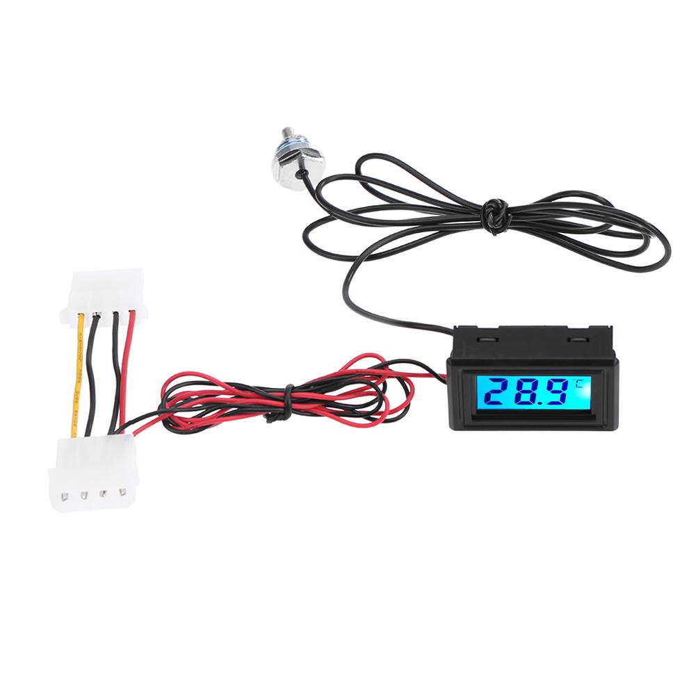 

Led Display Temperature Detector Thermometer For Pc Water Cooling System, 501 Original