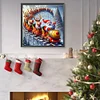 Diamond Painting-DIY Full Round Drill Roller Coaster Santa(40*40CM）