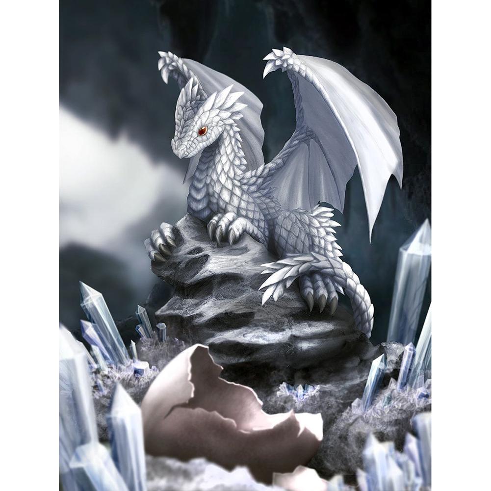 

30*40CM - Square Drill Diamond Painting - Dragon, 501 Original