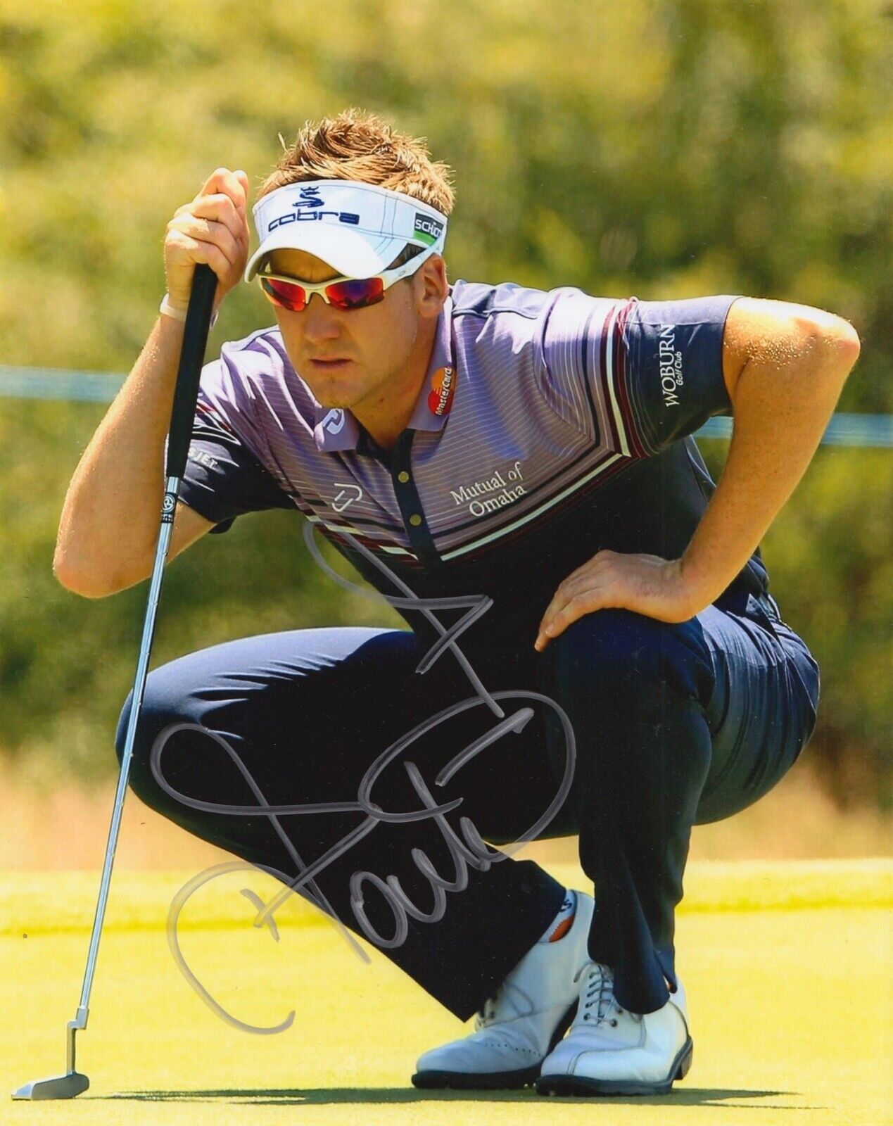 IAN POULTER HAND SIGNED 10X8 Photo Poster painting GOLF AUTOGRAPH