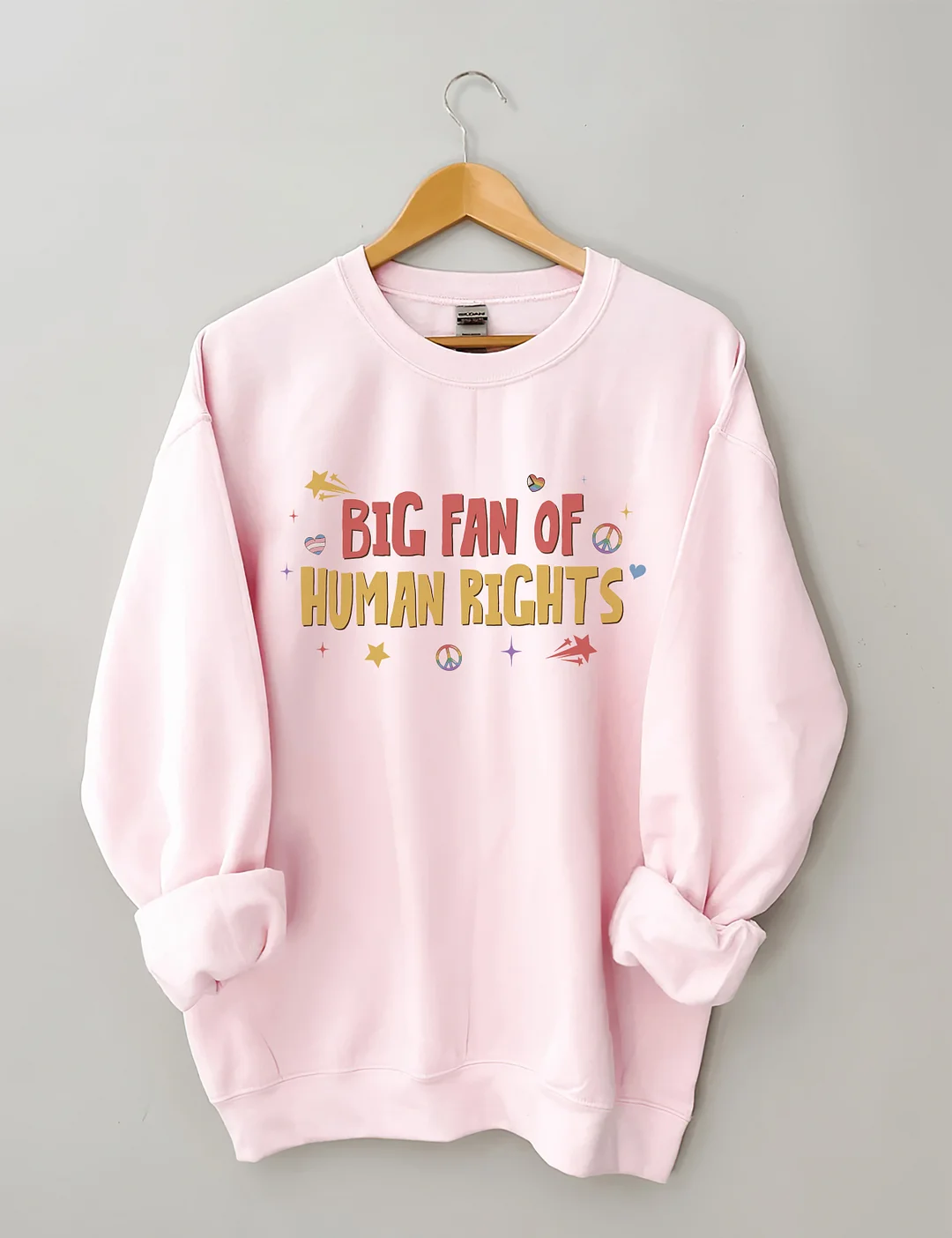 Big Fan Of Human Rights Sweatshirt
