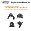 Engine Motor Mount Set Compatible with Jeep Compass Patriot 2007 2008 2009 2010 2011 2012 2013 2014 2015 2016 2017 2.0L 2.4L Fits Dodge Caliber 2007-2012 Replace A5415 A5416