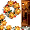 8Pcs 3D Orange Artificial Flowers DIY Desktop Diamond Art Kit