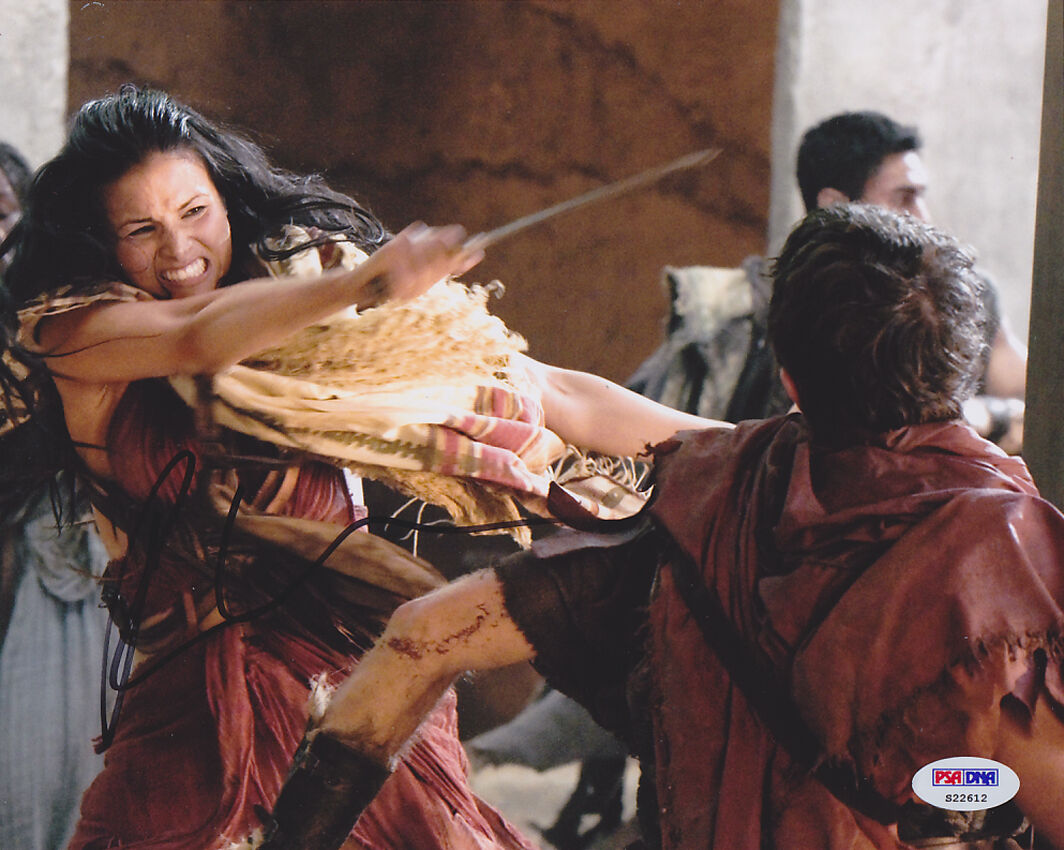 Katrina Law SIGNED 8x10 Photo Poster painting Mira Spartacus PSA/DNA AUTOGRAPHED ACTION