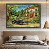 Mountain Floats-14CT Stamped Cross Stitch Egyptian Cotton 77*60cm/30.31*23.62in (Big Size) tapestrymarket