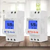 Weekly Programmable Digital Timer Switch LCD Time Relay DIN Rail Mount