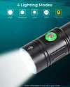 APLOS AP02 Scuba Diving Flashlight, 2500 Lumen Dive Light with 4 Modes Power Indicator, Waterproof Underwater Dive Torch with Rechargeable 5000mAh Battery & Charger APLOS Dive Light Official
