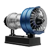 TECHING Turbofan Engine Model Kit CFM-56 Jet Engine Dual Spool High Bypass Ratio Engine 1/12 Electric-Powered DIY Assembly Motor (300+PCS)