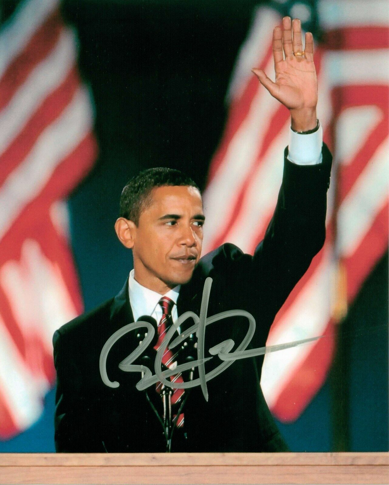 BARACK OBAMA Autographed Signed 8x10 Reprint Photo Poster painting !