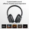 G90 Head Mounted Touchscreen Bluetooth Headphones Hybrid ANC And Premium Sound Built-in Wireless Headphones Compatible With Computers, Mobile Phones And Laptops