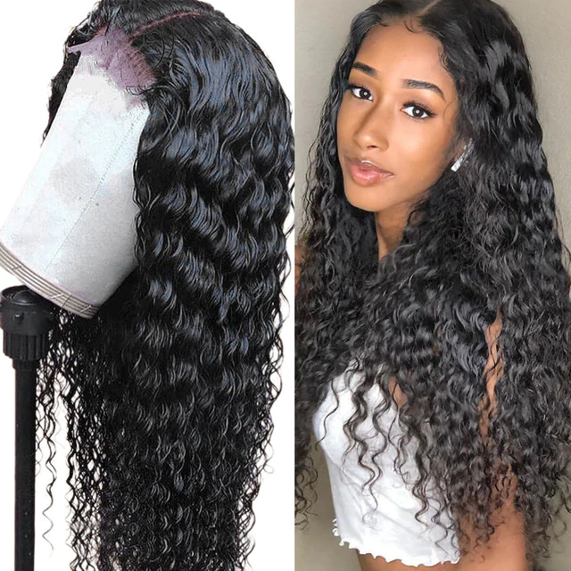 Water Wave Pre-Made Hairline 360 Lace Frontal Wig [360WW]