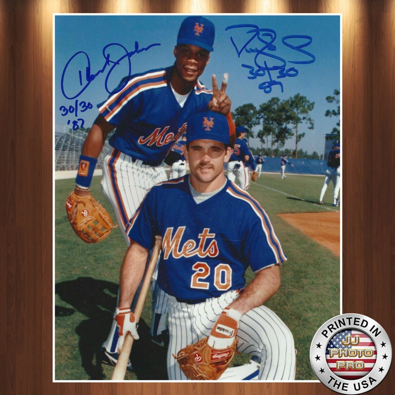 Darryl Strawberry Howard Johnson Autographed Signed 8x10 Photo Poster painting (Mets) REPRINT