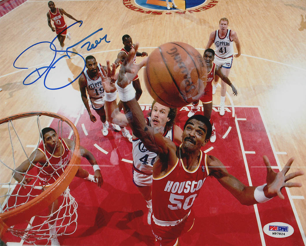 Ralph Sampson SIGNED 8x10 Photo Poster painting Houston Rockets PSA/DNA AUTOGRAPHED