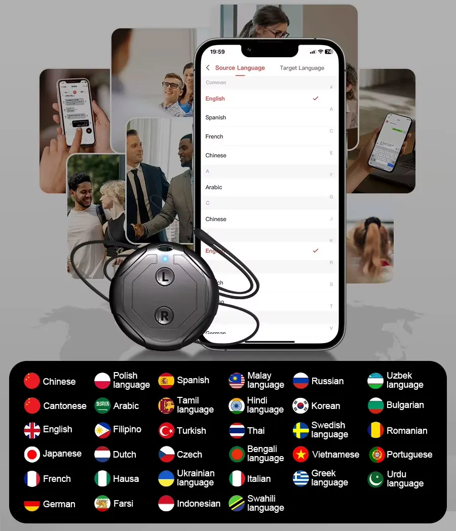 K18 AI Translator portable design