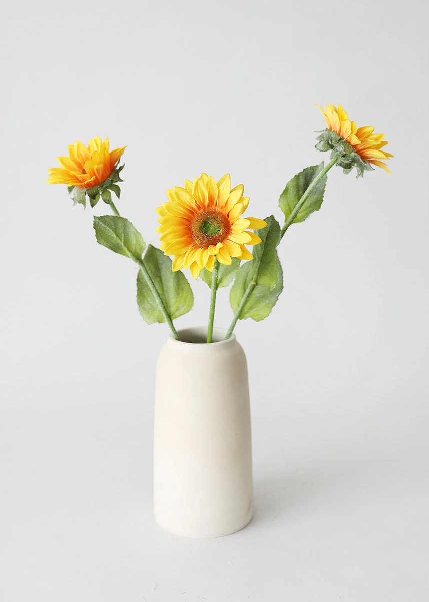 Silk Sunflower in Golden Yellow - 23"
