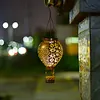 Solar Hanging Hot Air Balloon Lamp IP65 Waterproof Light for Outdoor Garden Yard