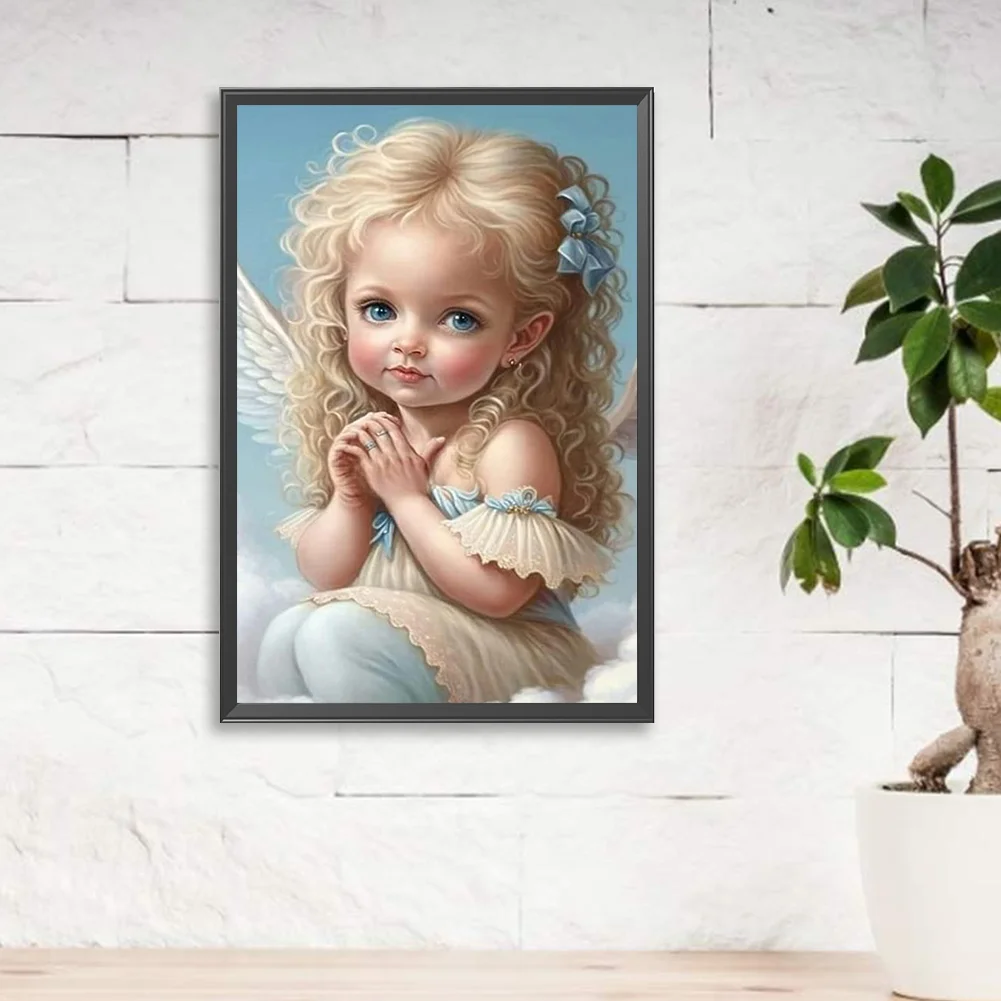 Full Square Diamond Painting 25*35cm - Angel Baby