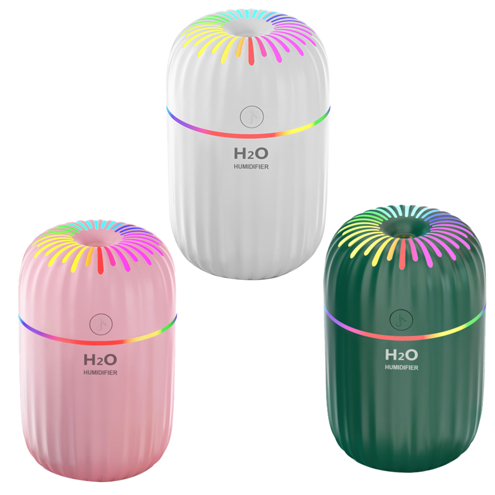 

300ml Electric Air Humidifier Aroma Oil Diffuser Silent Mini Mist Sprayer, Green, 501 Original