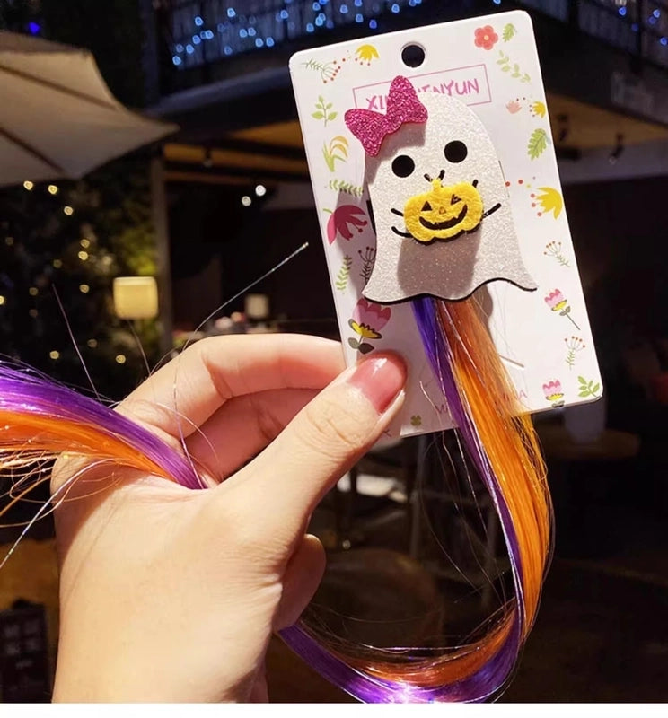 Halloween Casual Cool Style Unisex Pumpkin Bat Ghost Polyester Hair Clip