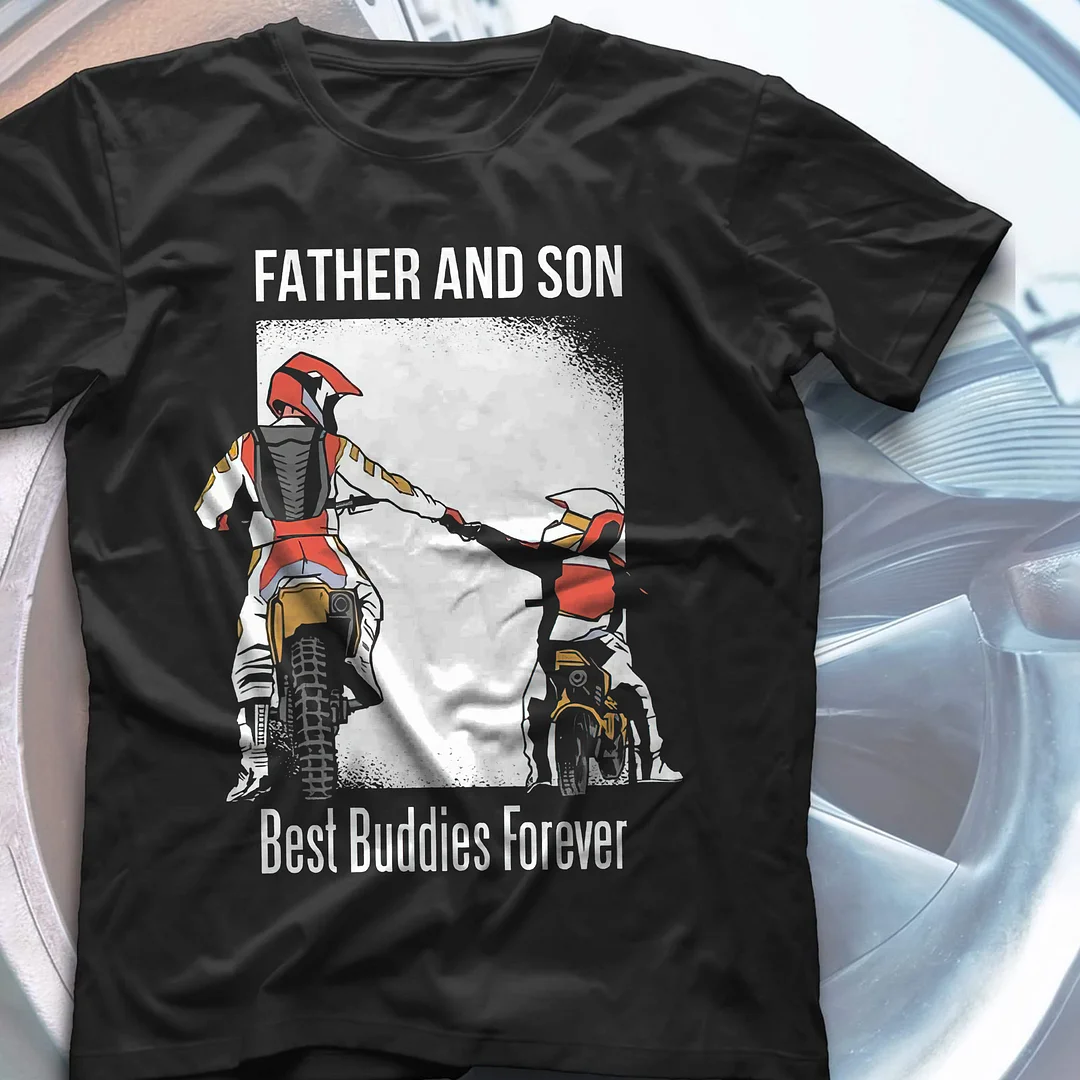 Father And Son Best Buddies Forver T-shirts - Devcarry
