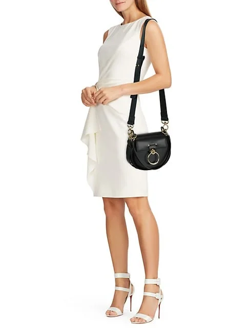   Chlo&eacute; Small Tess Leather Saddle Bag 5 out of 5 Customer Rating