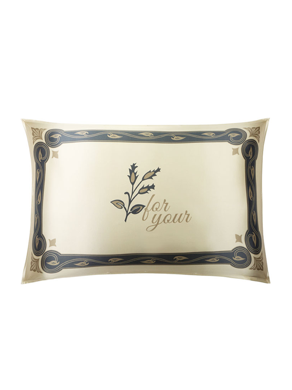 22 Momme Prémium Taie d'oreiller en soie branche de Mûre For You 1