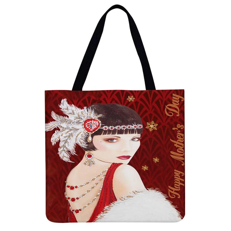 Lady - Linen Tote Bag