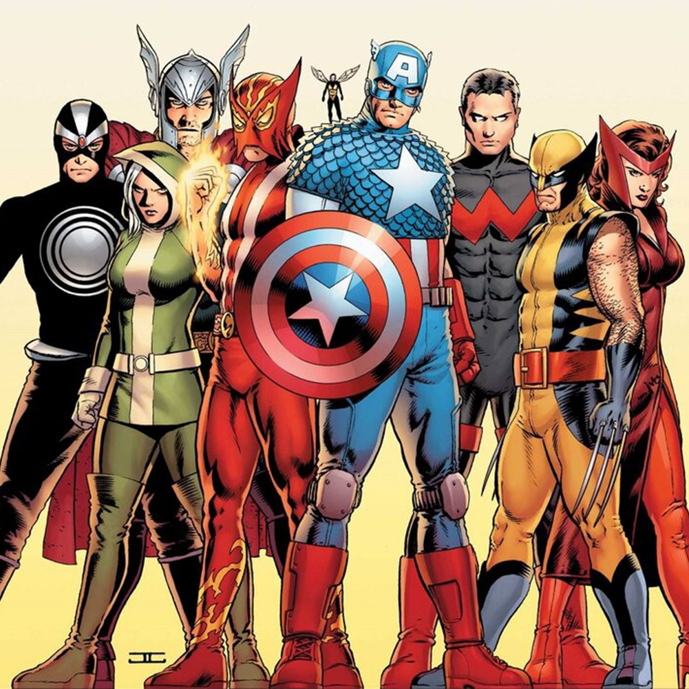 

Heroes - Round Drill Diamond Painting - 50*50CM, 501 Original