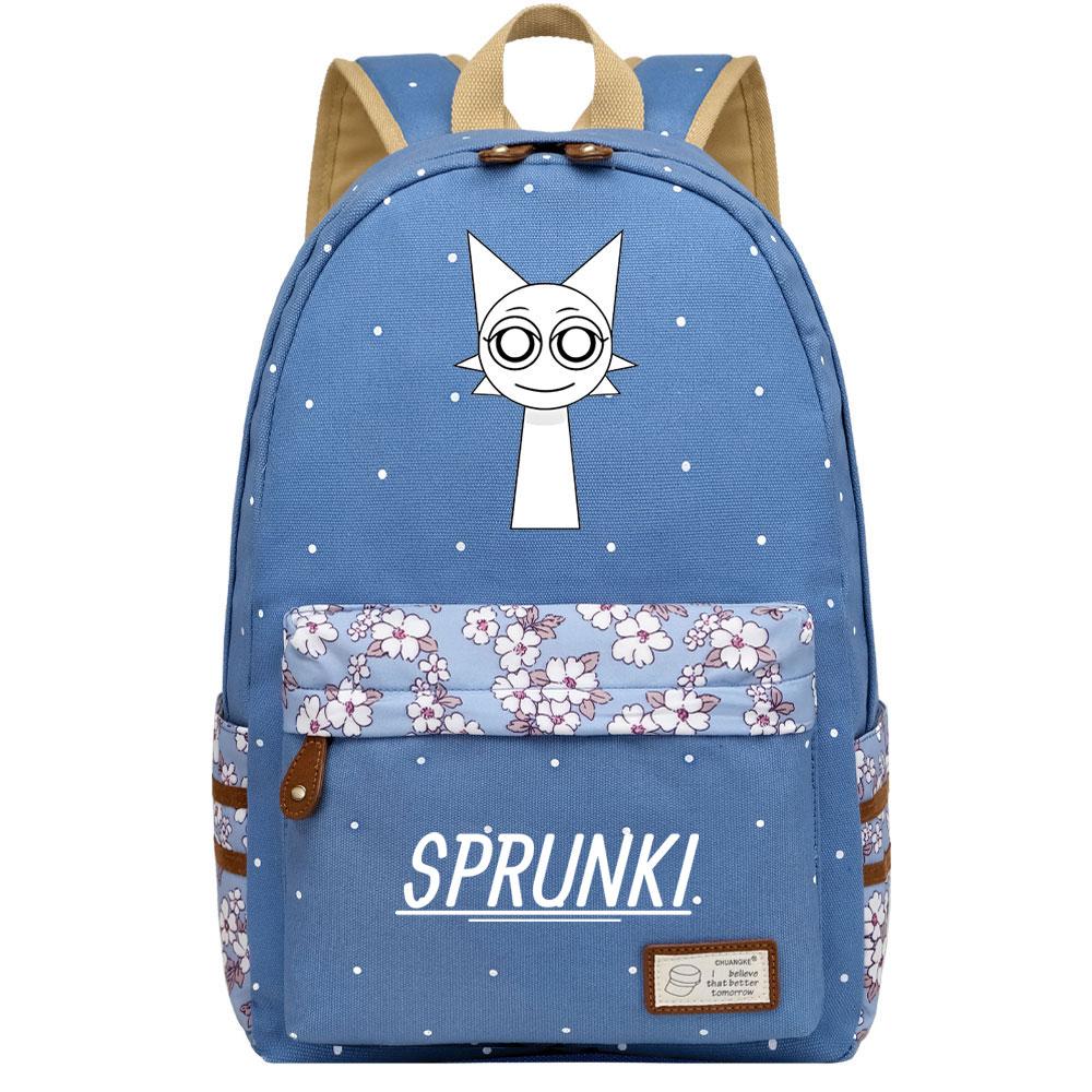Mayoulove Sprunki Backpack Lightweight Design with Fun Prints for School and Outdoor Activities-Mayoulove