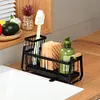 Sink Caddy Organizer & High Brush Holder Kitchen Bathroom Sponge Holder Basket