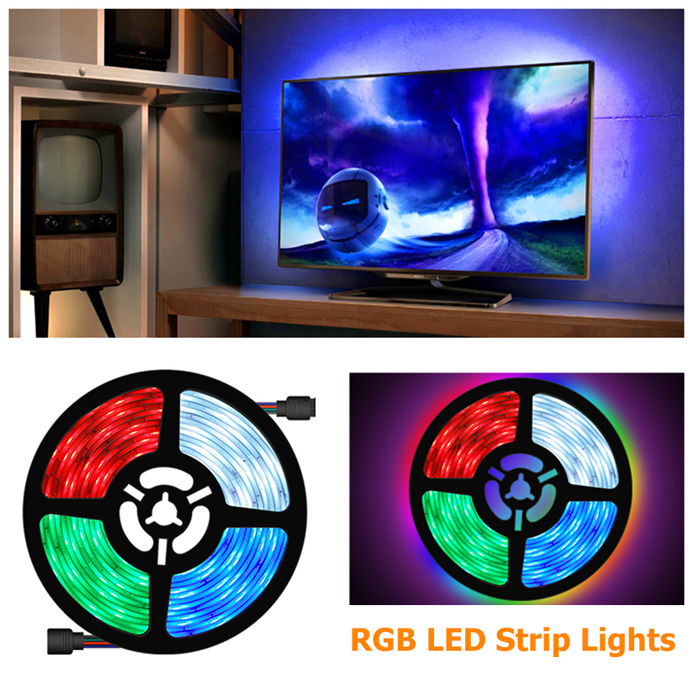 

12V 5050 LED RGB Strip Lights Flexible Ribbon Remote Control Tape Lights, 501 Original