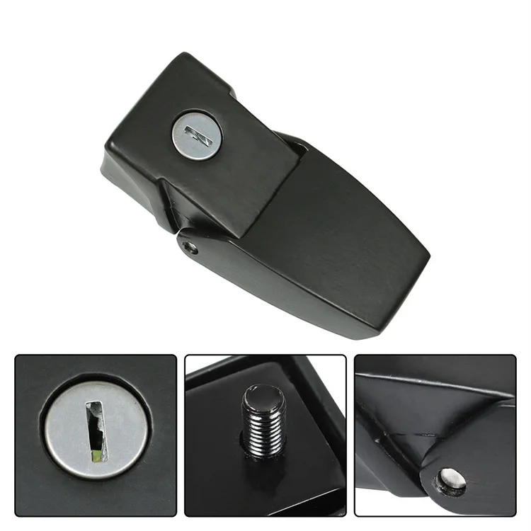 Silscvtt Hood Lock Catch Latches Kit Stainless Steel Hood Latches Replacement for JK JKU JL JLU JT 2007-2023