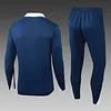 2025 Uruguay Half-Pull Training Suit Royal Blue Football Shirt 1:1 Thai Quality Set