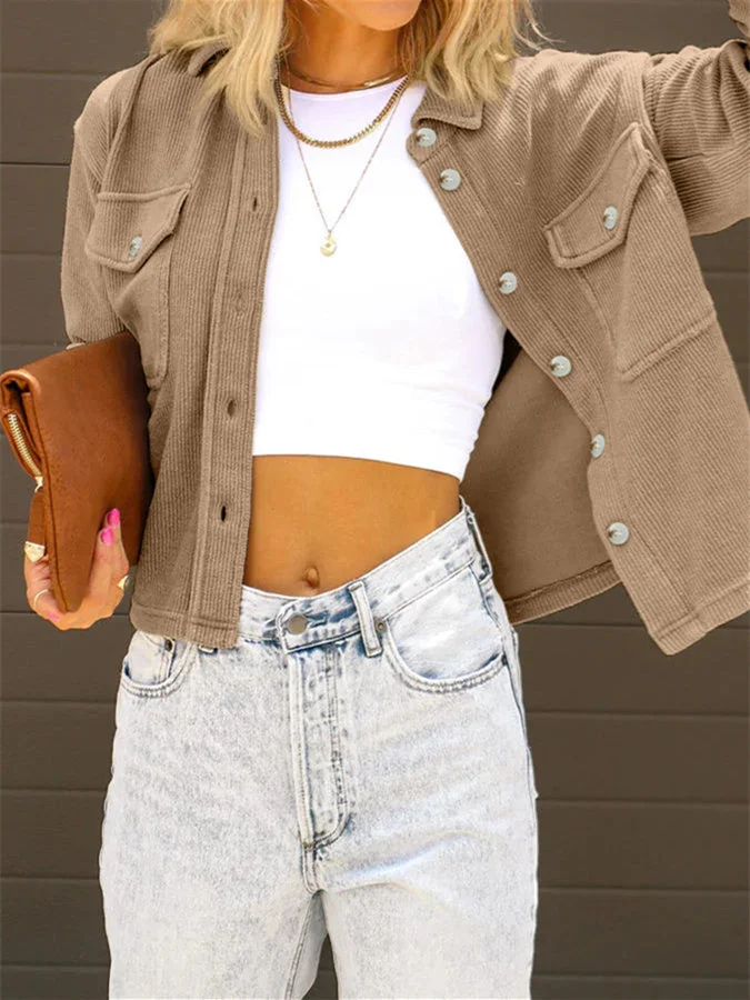 Women Half Sleeve V-neck Solid Color Dress